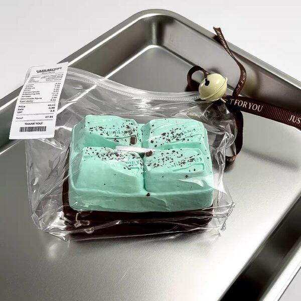 Sea Salt Raw Chocolate Square Squishy