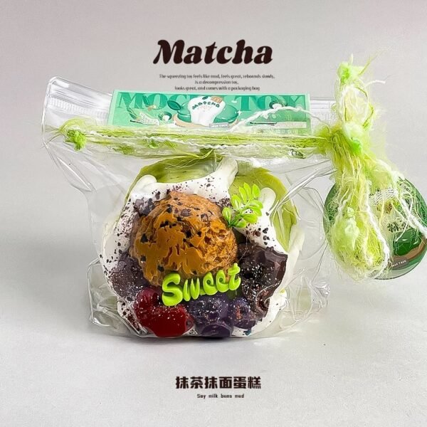 Matcha Frosted Cake Squishy